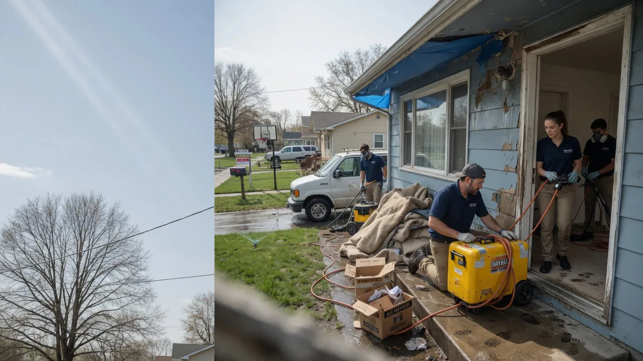 Basement Flood Cleanup in Peculiar, MO near me